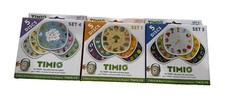 TIMIO 5 Discs Set 1, 3, 4 Interactive And Educational audio and music Discs NEW