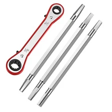 Chumia 4 Pcs Metal Seat Removal Set Including 3 Removal Tools and a 3/8 Inch ...