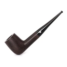 Ebony Wood Tobacco Pipe Handmade Billiard Smoking Pipe 9mm Filter Straight Stem