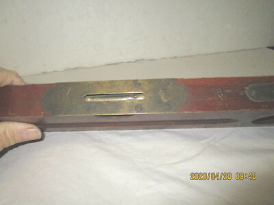 Vintage Stanley 28 inch wood level Pat 6-2-91 & 6-23-96 | eBay