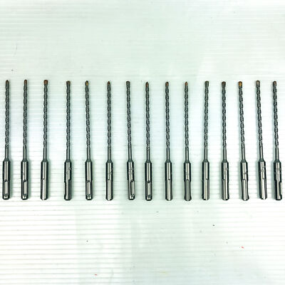 15pk Hammer Drill Bits 3/16 x 6'' SDS Plus 3.5'' LOC Carbide Tip Concrete Masonry