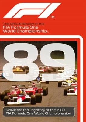 F1 1989 OFFICIAL REVIEW NTSC DVD. SENNA, PROST. 3 HRS, 5 MINS. DUKE 6009NV