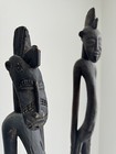 African hand carved wooden statues 68 Inch Tall Male And Female *Local Pickup ! — photo 5