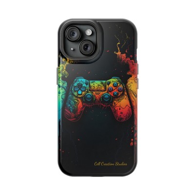 ''ColorBlast Gaming'' -MagSafe Tough iPhone Cases