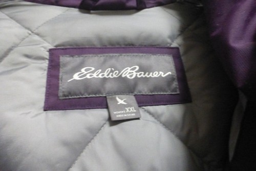 NWT Womens Eddie Bauer Weatheredge Superior Down Parka XXL Eggplant 650 fill - Picture 2 of 5