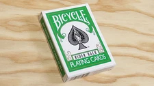 Green Back Deck Bicycle Playing Cards Poker Size USPCC Limited Edtion Custom New