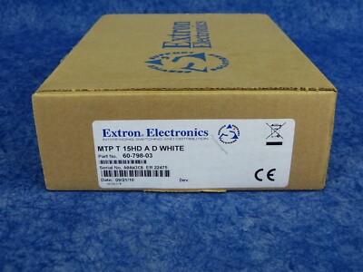 NEW Extron MTP T 15HD A D White / 60-798-03 Twisted Pair Transmitter (C2)