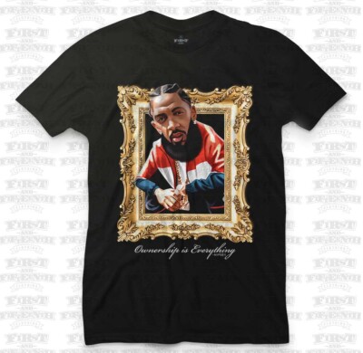  NIPSEY HUSSLE Framed Toon Tee Unisex T-Shirt TMC All Money In Compton Cali