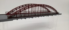 Modelux N Gauge 'Meridian' 295 Arch Suspension Bridge Kit in Red Oxide
