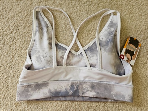 Avia Women's Core Sports Bra Cups Removable Strappy Design - Dopple Dye Sz.M - 第 10/13 張圖片