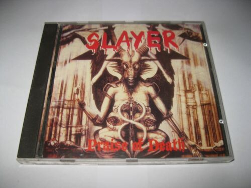 RARE !   cd  SLAYER   praise of death   heavy metal  hard rock   giger artwork - Foto 1 di 3