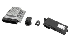 07-08 BMW 135i 335i 535i 3.0L N54 ENGINE MSD80 DME IMMOBILIZER MODULE KEY SET