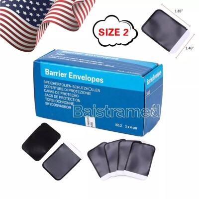 300 Pcs Size 2# Dental Digital X-Ray Barrier Envelopes For Scan X Phosphor Plate