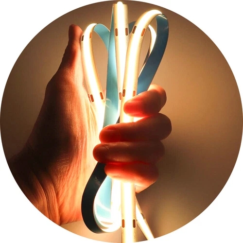 Tira LED 5m COB 320LEDs regulable tira LED COB regulable WW/NW/CW 12V banda de luz - Imagen 12 de 18