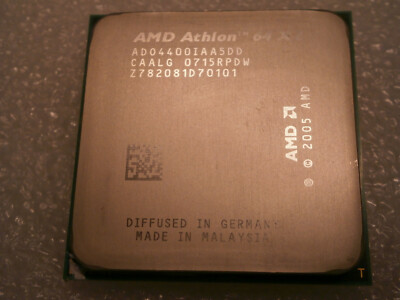 AMD Athlon 64 X2 Dual Core 2200 MHz; 1 MB Cache Socket AM2 ADO(X2)4400IAA5DD