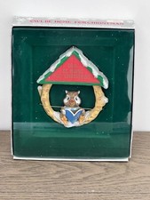 OWL BE HOME FOR CHRISTMAS Onrament 1984 Enesco