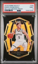 2018 Select Orange Prizm RC #/65 Donte DiVincenzo PSA 9 | Rookie Card | Low Pop. rookie card picture