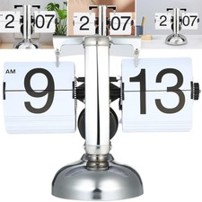 Digital Flip Down Clock Retro Automatic Turning Battery Flip-Schreibtischuhr