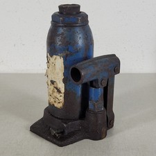 Vintage Hydraulic Bottle Jack Blue Industrial Lift Jack For Parts