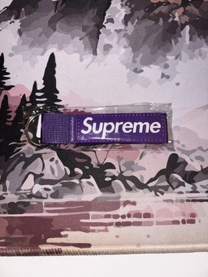 Supreme Webbing Keychain Purple FW20| Pre Owned| Sealed| Never Used| Flawless