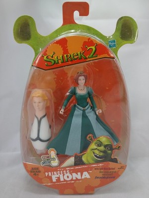 Vintage SHREK 2 Far Far Away FIONA Action Figure Prince Charming Hasbro 2004 NEW