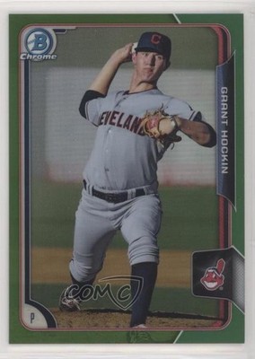 2015 Bowman Draft Chrome Green Refractor 50/99 Grant Hockin #115 0a7