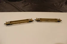 N Scale Metal Chassis Container Train cars With Rapido couplers