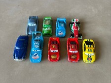 Disney Pixar Cars World Grand Prix Lot of 9 Diecast Cars 1:55 Mattel