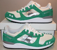 ZAPATOS PARA HOMBRE ASICS GEL-LYTE III OG AWAKE PANDERETA BLANCO/VERDE TALLA 10,5 NUEVOS EN CAJA