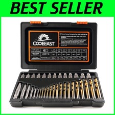 Ultimate 35-Piece Screw Extractor and Drill Bit Collection