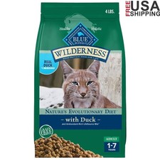 High-Protein Duck Recipe Dry Cat Food Natural Grain-Free Adult Nutrition New