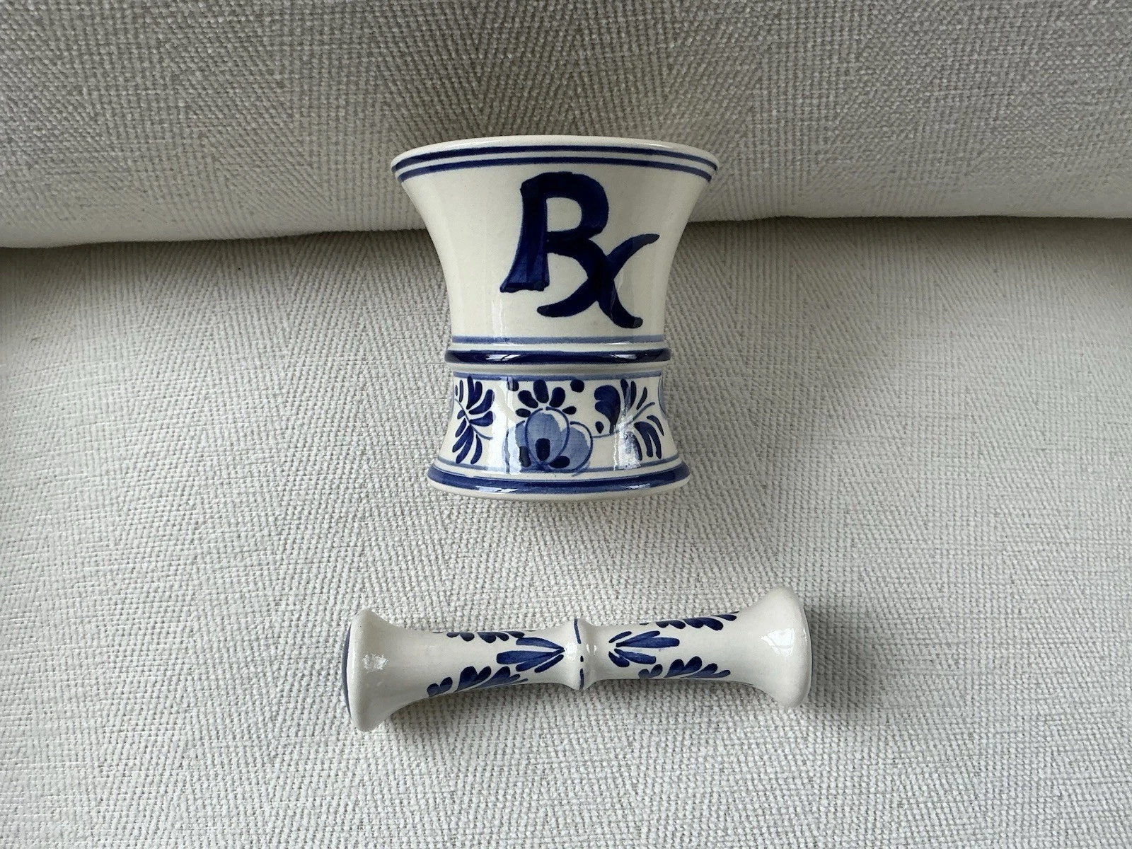 Vintage Promo Ceramic Mortar And Pestle