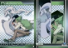 Pokemon Best Wishes N & Reshiram A4 Clear File Folder Full Color Print