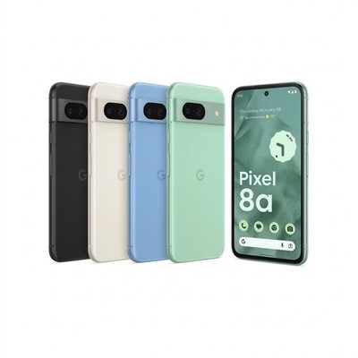 Google Pixel 8a 5G 128GB - entsperrtes Android Smartphone - schwarz - makellos A +++