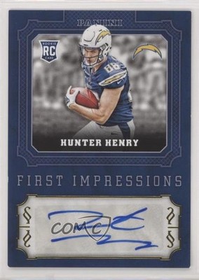 2016 Panini First Impressions Hunter Henry #FI-HH Auto pm6