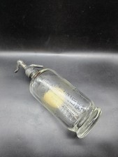 Antique FryCo Soda Syphon R Fry And Co Brighton With Original Label 1920s 30 Cm 