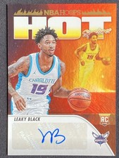 Leaky Black 2023-24 Panini Hoops Hot Signatures Auto RC #HSR-LB
