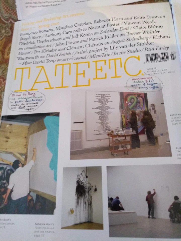 TATE ETC, MAGAZINE SPRING 2005, SUMMER 2011, AUTUMN 2011, SPRING 2012. 4 ISSUES - Image 4 of 4
