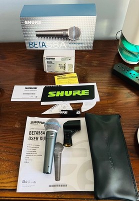 Shure Beta 58A Dynamic Microphone - New, Free Shipping guaranteed GENUINE