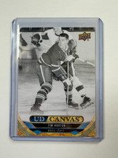 2024-25 Upper Deck Extended Series UD Canvas Legends Black Tim Horton #C383 HOF