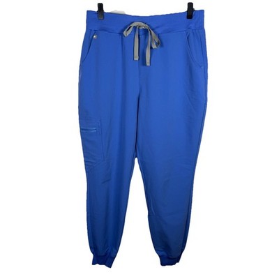 Figs Technical Collection Scrub Jogger Pants Light Blue Womens Size M Petite 
