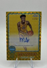 2024-25 Topps Chrome - 1973 Topps Auto Maxwell Lewis #73TA-ML Gold Geometric /50