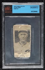 1925-31 Strip Card W590 Red Faber BVG Authentic HOF