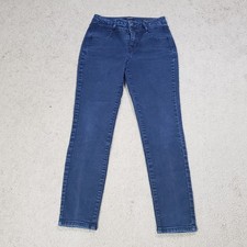 Curve Appeal Womens Skinny Jeans Size 4/27 Dark Wash Stretch Total Control