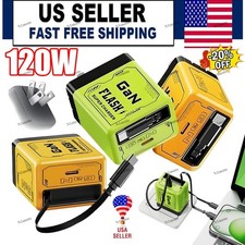 2 In 1 GaN Charger Scalable 120W Max Fast Charger Module With Type C  USB Ports