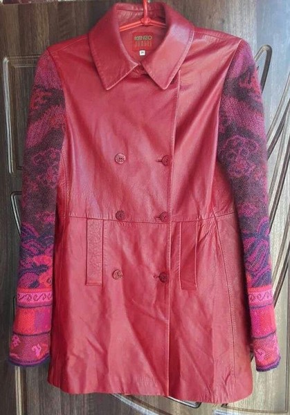 Women Kenzo Trench Coat Red 38 / M / 46