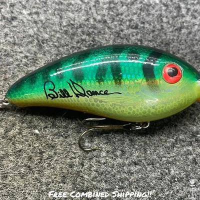 Leurre De Pêche Excalibur Bill Dance Fat Free Shad Fingerling – Couleur Tigre De Feu – Crankbait Pour Bass