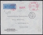 NETHERLANDS INDIES 1937 Airmail cover Soerabaja to Austria via Athens......E1393