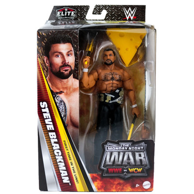 WWE vs WCW Monday Night Steve Blackman 7'' Action Figure Mattel