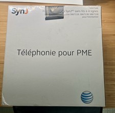 AT T SynJ SB67148 4-Line DECT 6.0 Cordless Deskset Business Phone READ